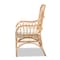 Baxton Studio Aya Modern and Contemporary Natural Finished Rattan Armchair 185-11880-Zoro - alternate 8